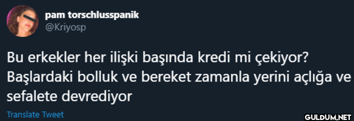 Bu erkekler her ilişki...