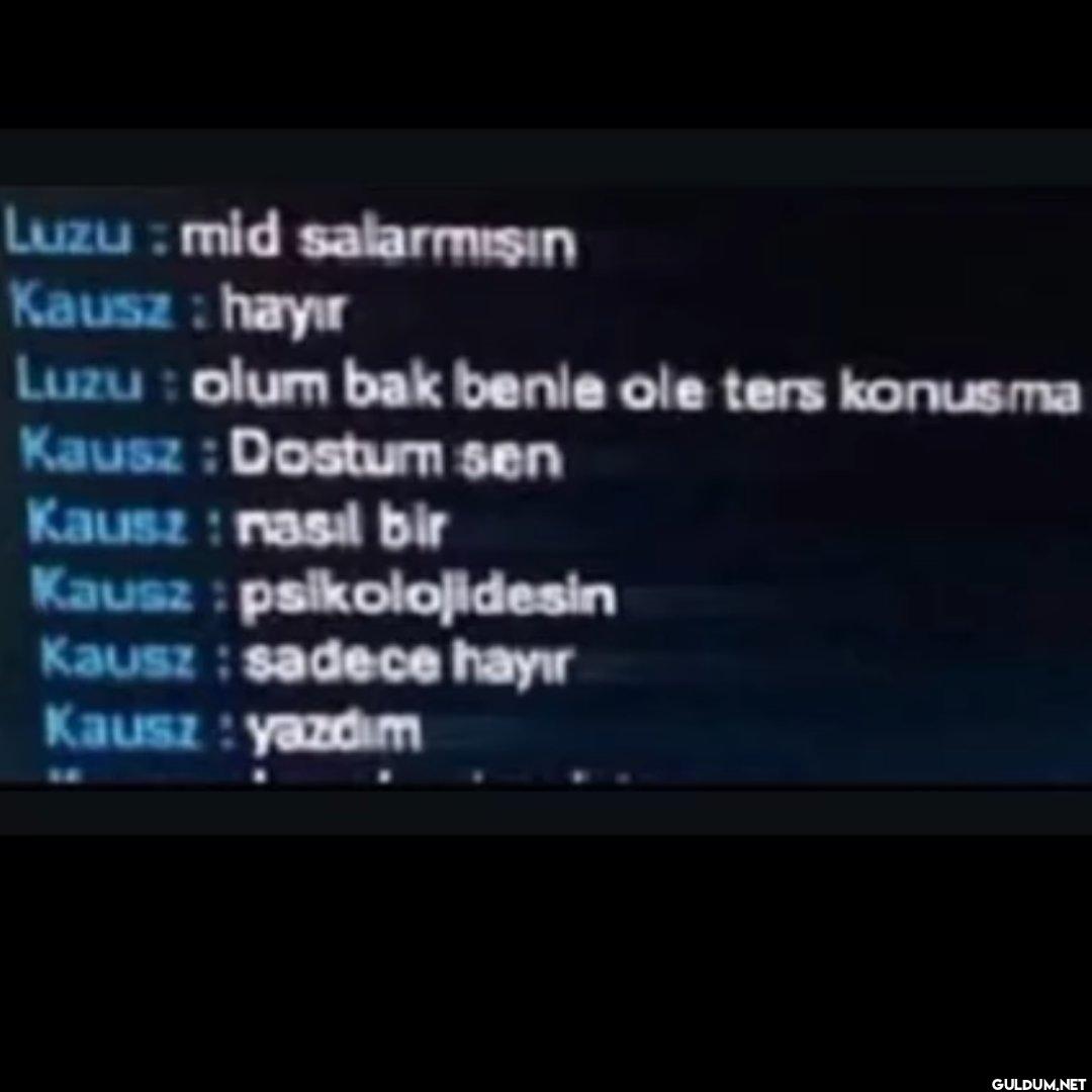 Luzu: mid salarmışın Kausz...