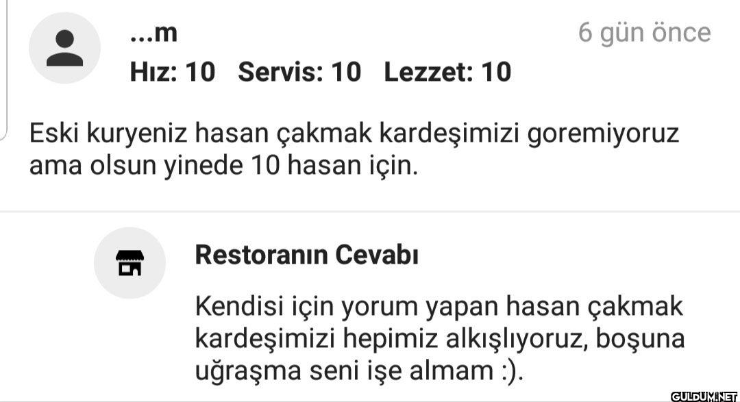 ...m Hız: 10 Servis: 10...