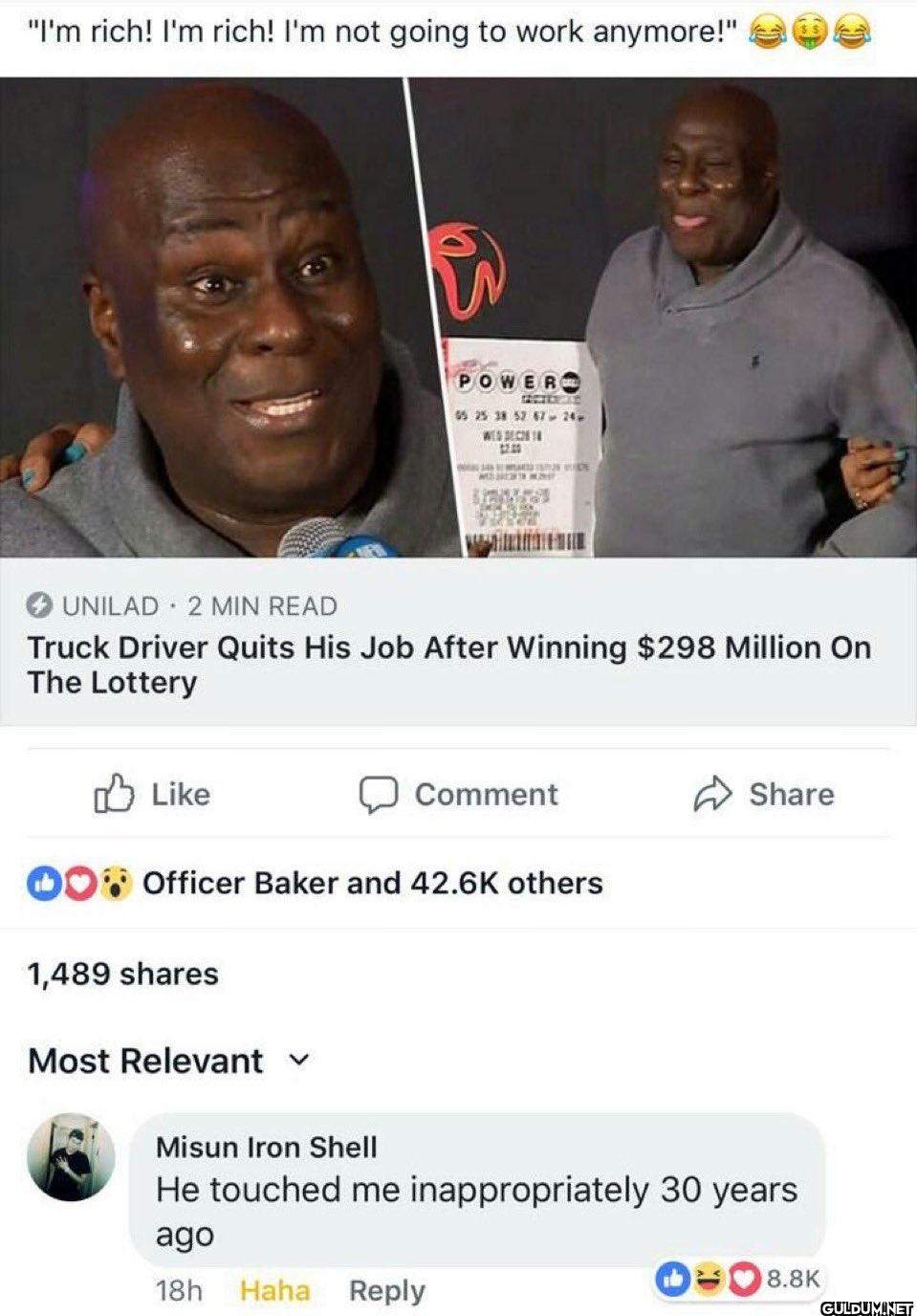LMAOOO    "I'm rich! I'm...