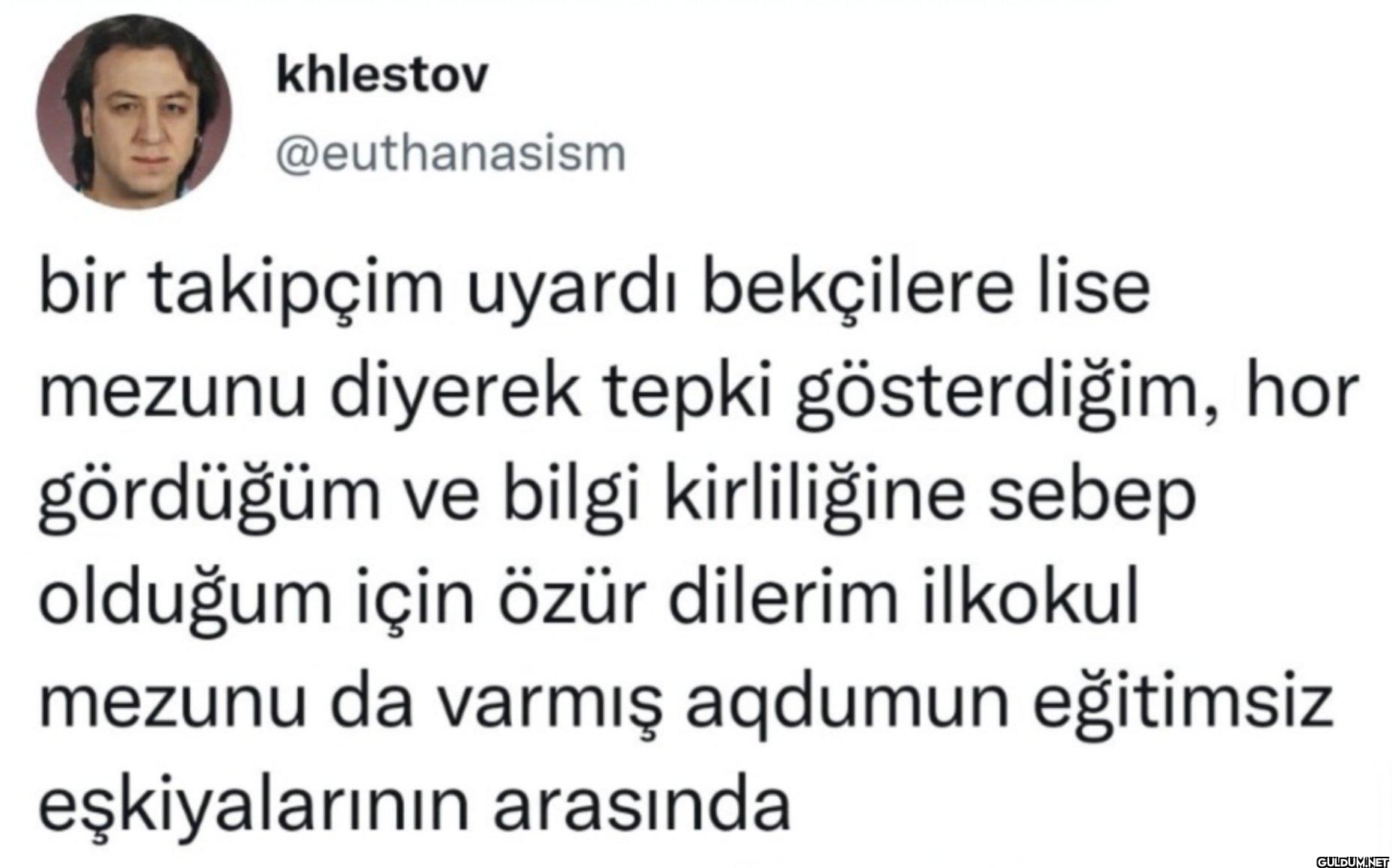 bir takipçim uyardı...