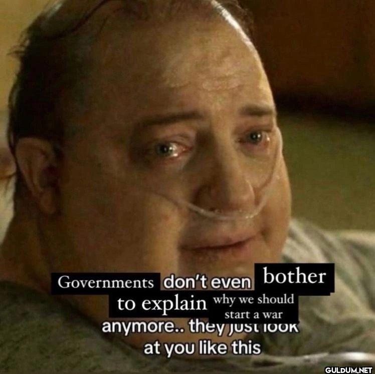 Governments don't even...