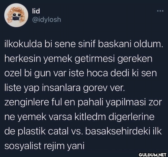 ilkokulda bi sene sinif...