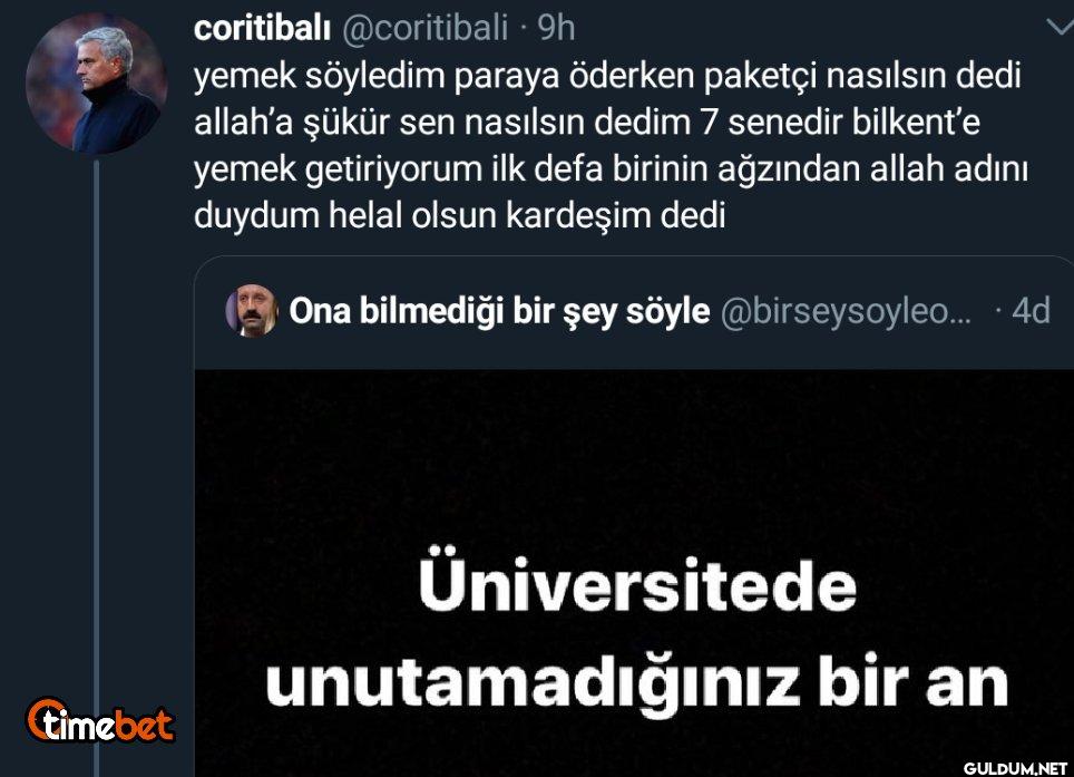 · 9h yemek söyledim paraya...