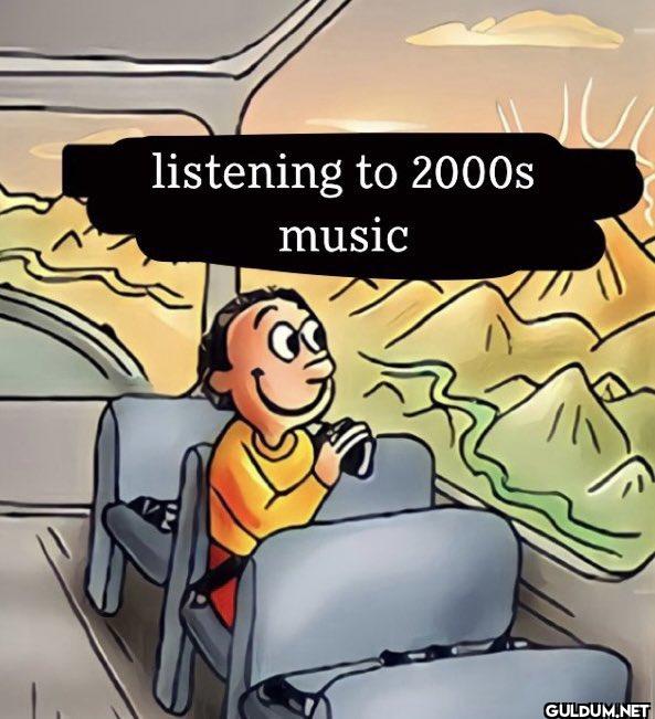 listening to 2000s music