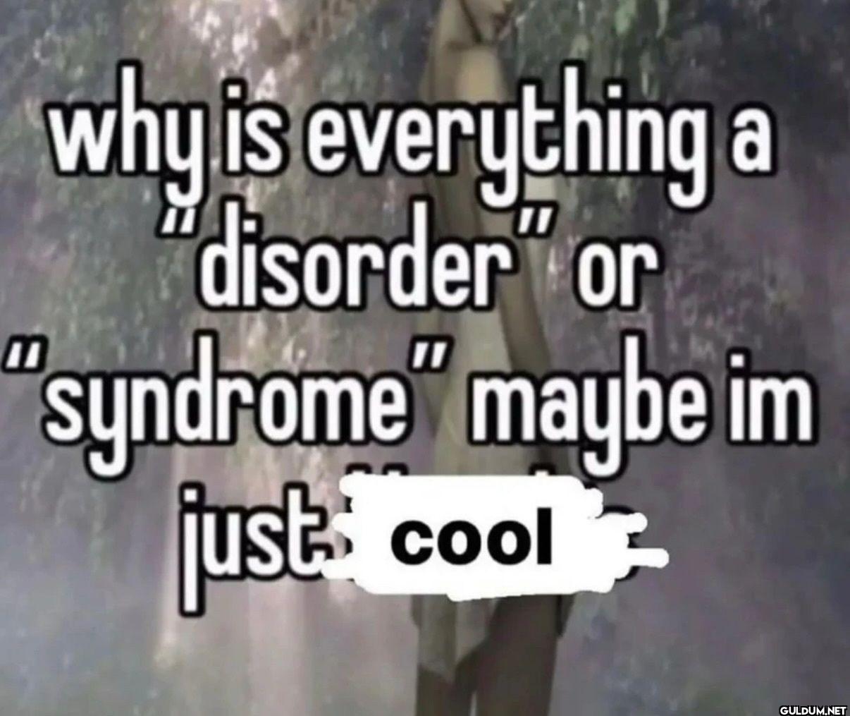 why is everything a...