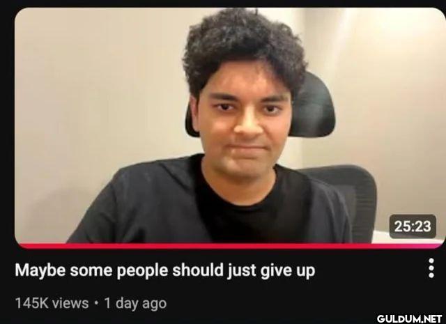 Maybe some people should...