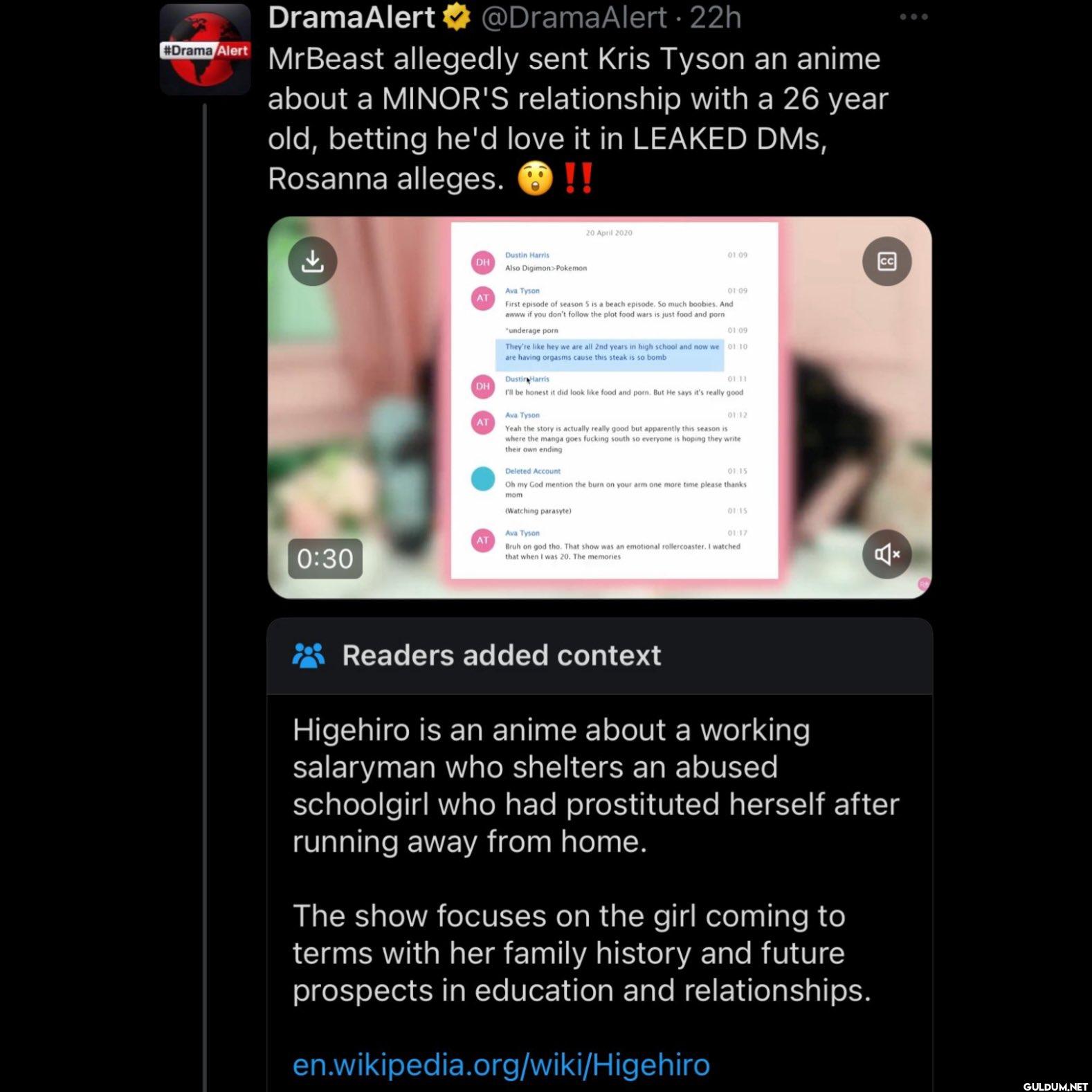 - 22h MrBeast allegedly...