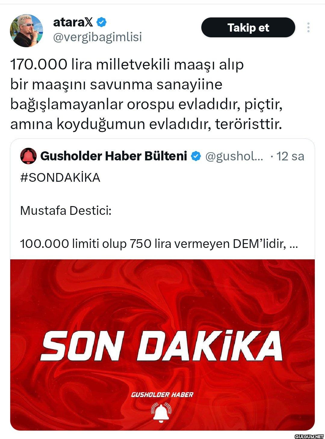 170.000 lira milletvekili...