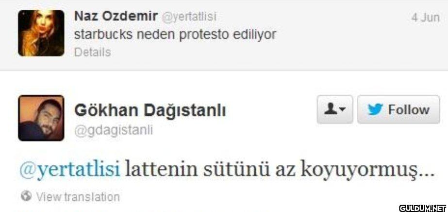 starbucks neden protesto...