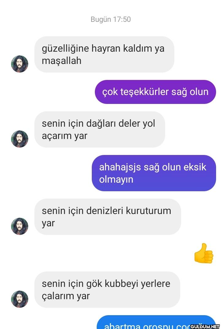Bugün 17:50 güzelliğine...