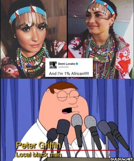 And I'm 1% African!!!!...