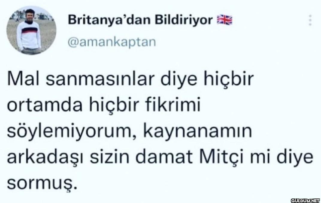 Mal sanmasınlar diye...
