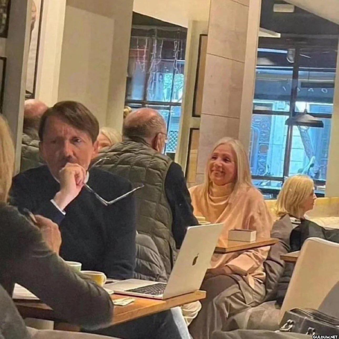 at the coffee shop