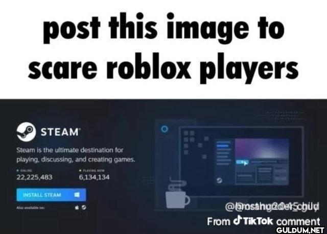 post this image to scare...