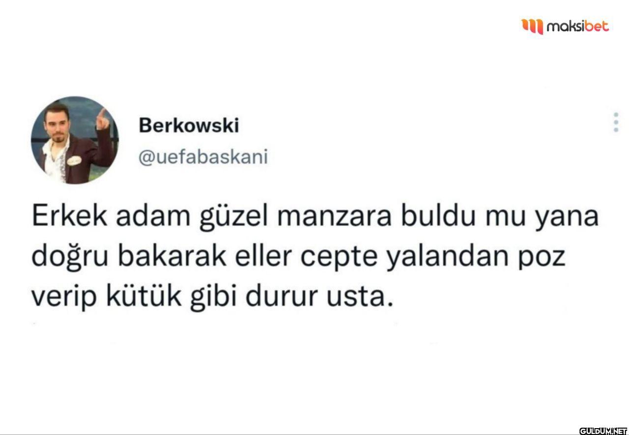 Erkek adam güzel manzara...