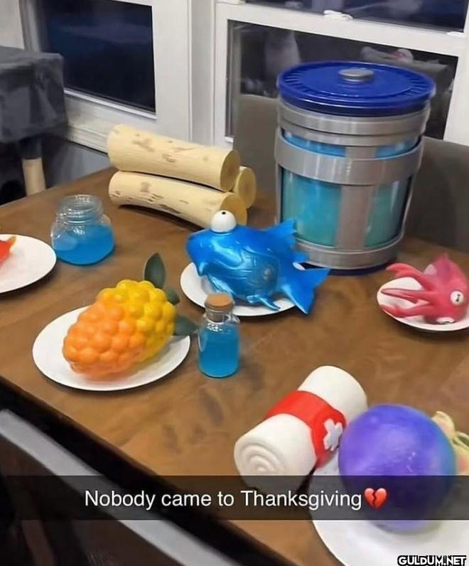 Nobody came to Thanksgiving