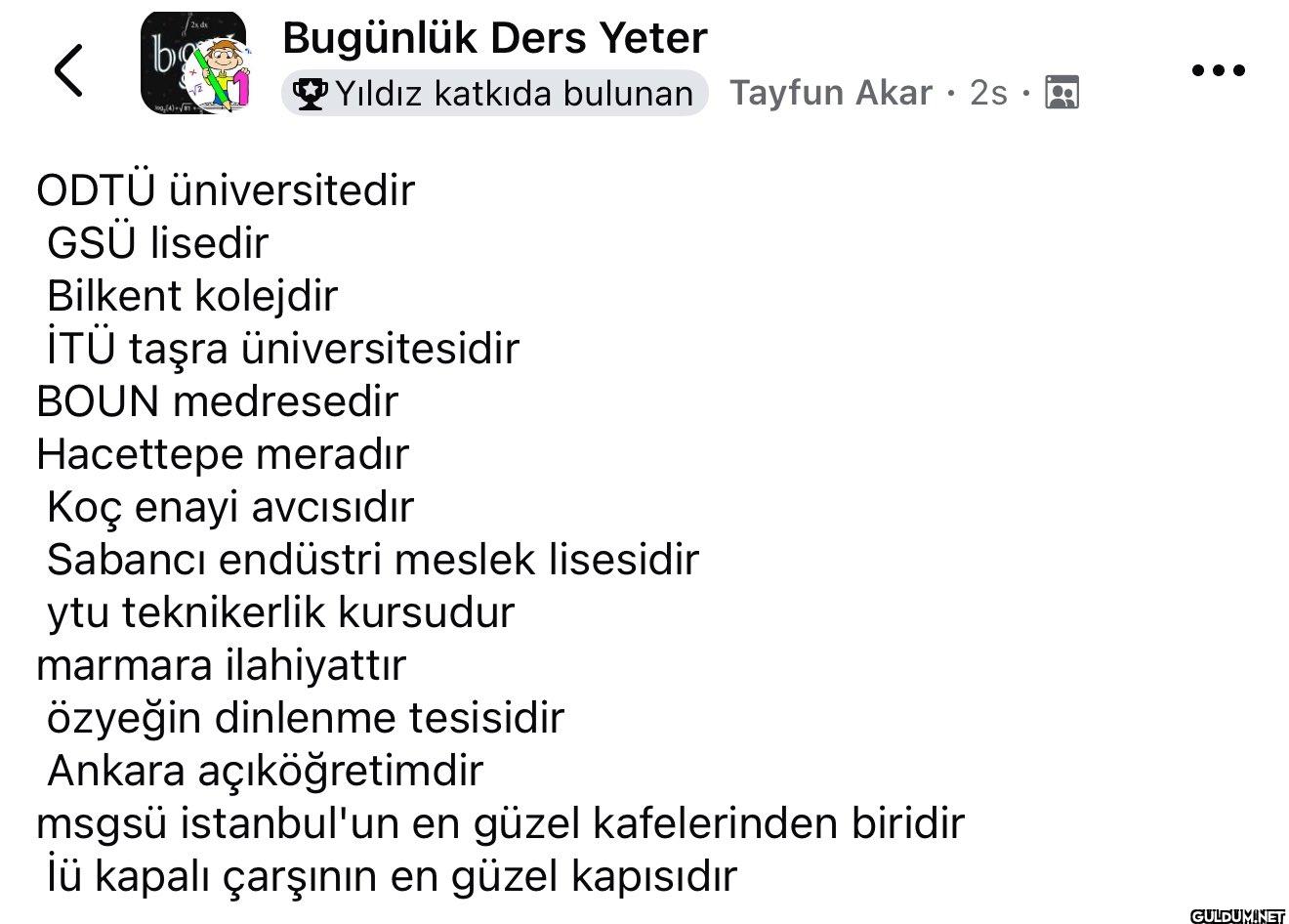 Üniversiteler ve...