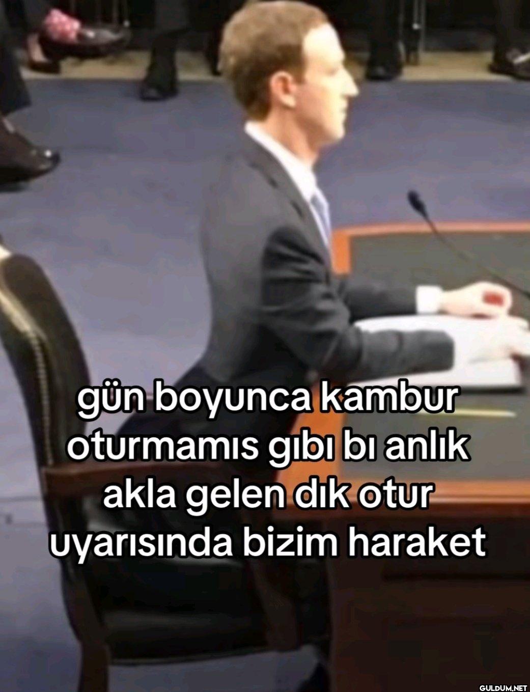 gün boyunca kambur...