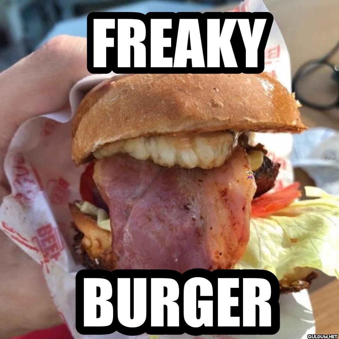 ahhh    FREAKY ส BEE BURGER