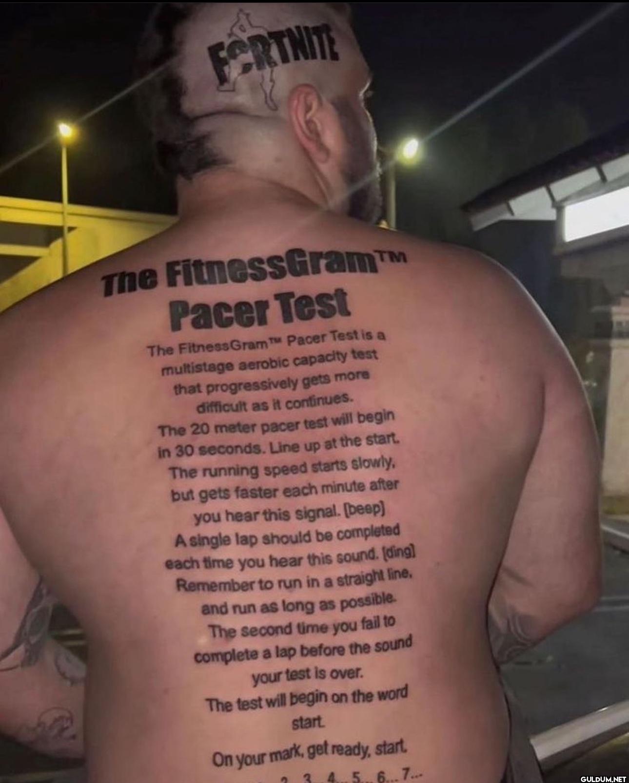 FORTNITE The FitnessGram™...