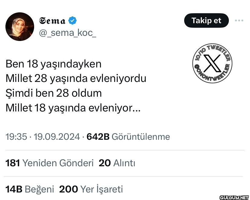Ben 18 yaşındayken Millet...