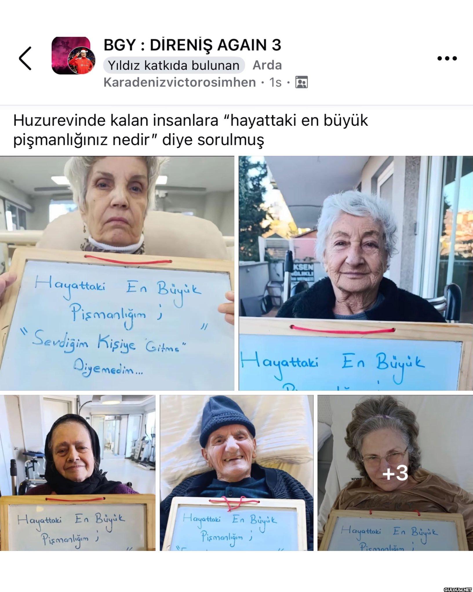 Huzurevinde kalan...