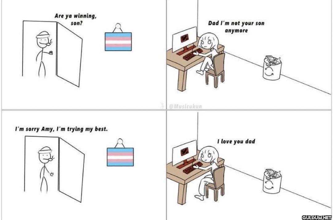 Are ya winning, son? Dad...
