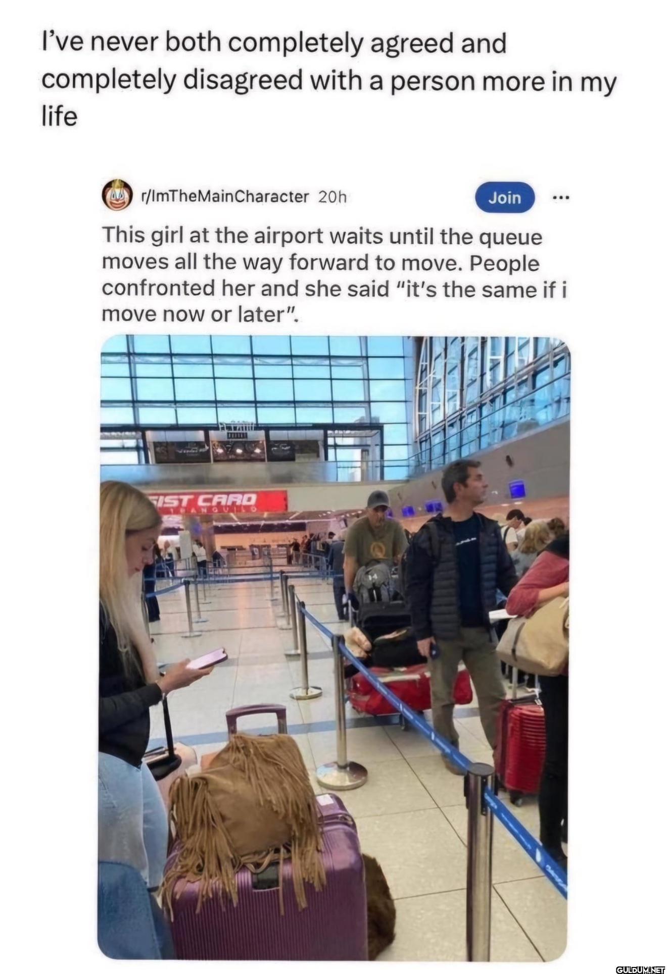 I've never both completely...