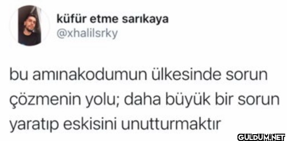bu aminakodumun ülkesinde...