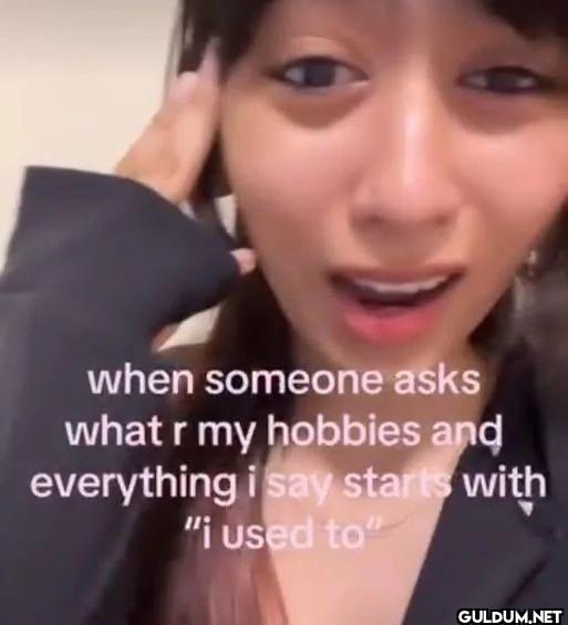 when someone asks what r...