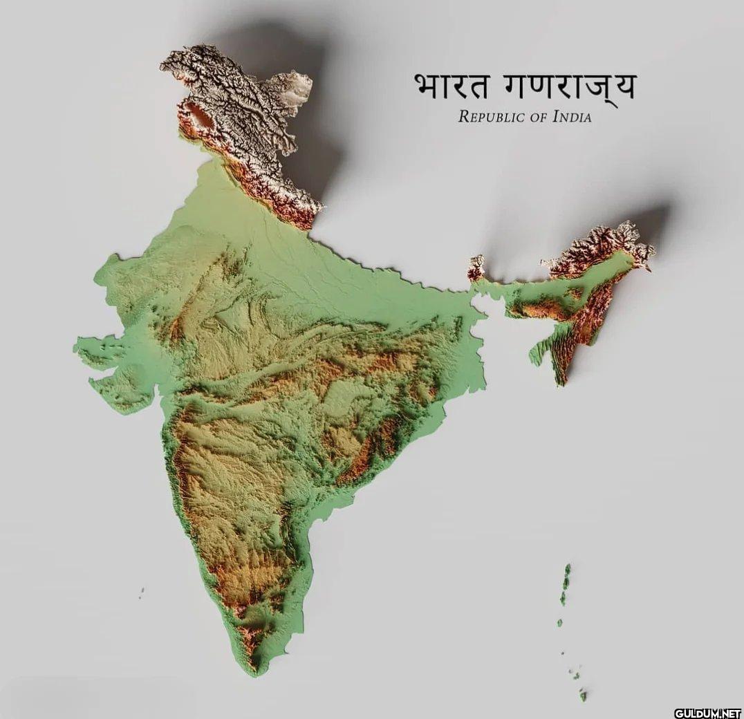 🏔️ Topography of India   ...