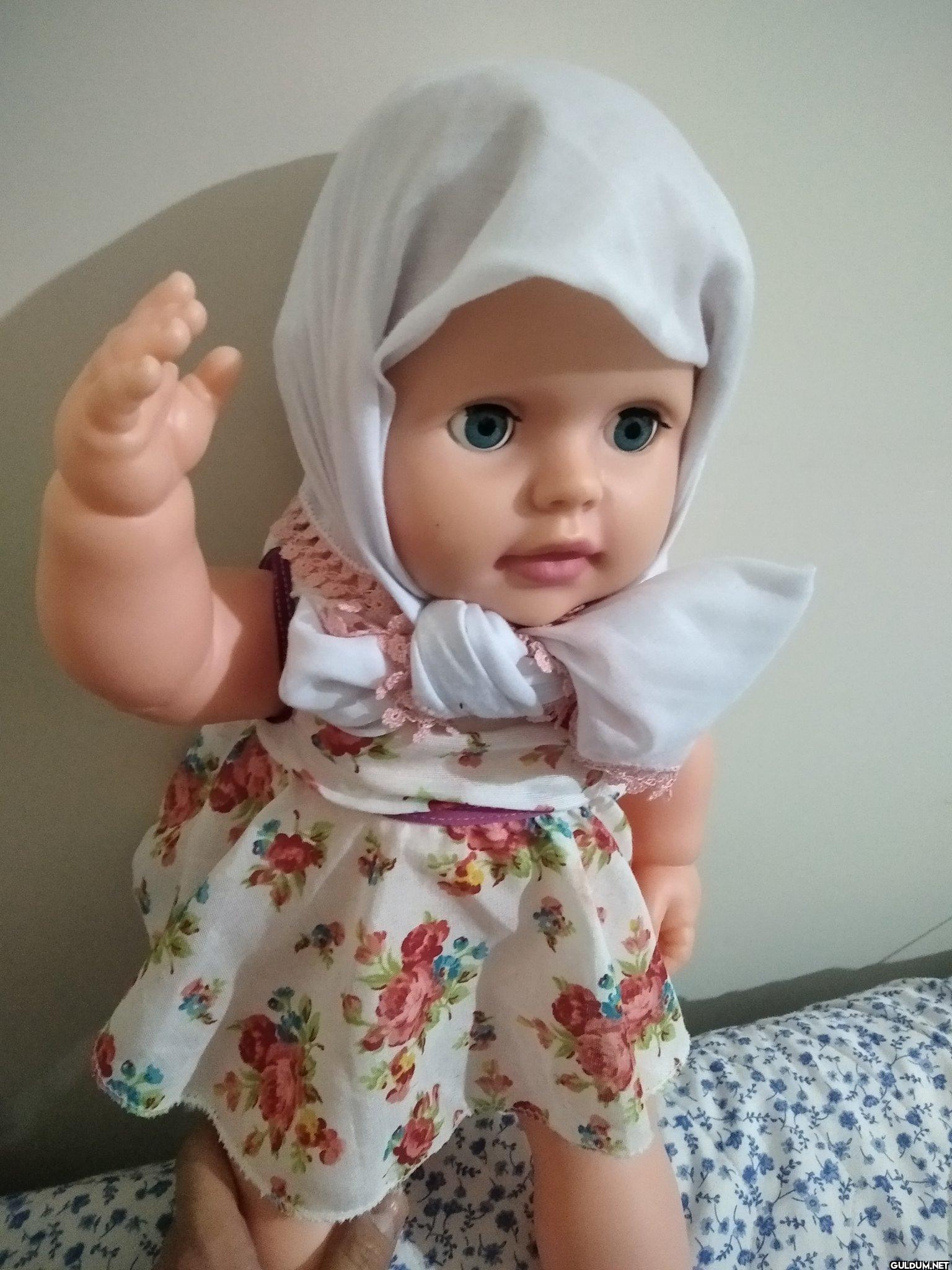 yeğenimin bebişini hijab...