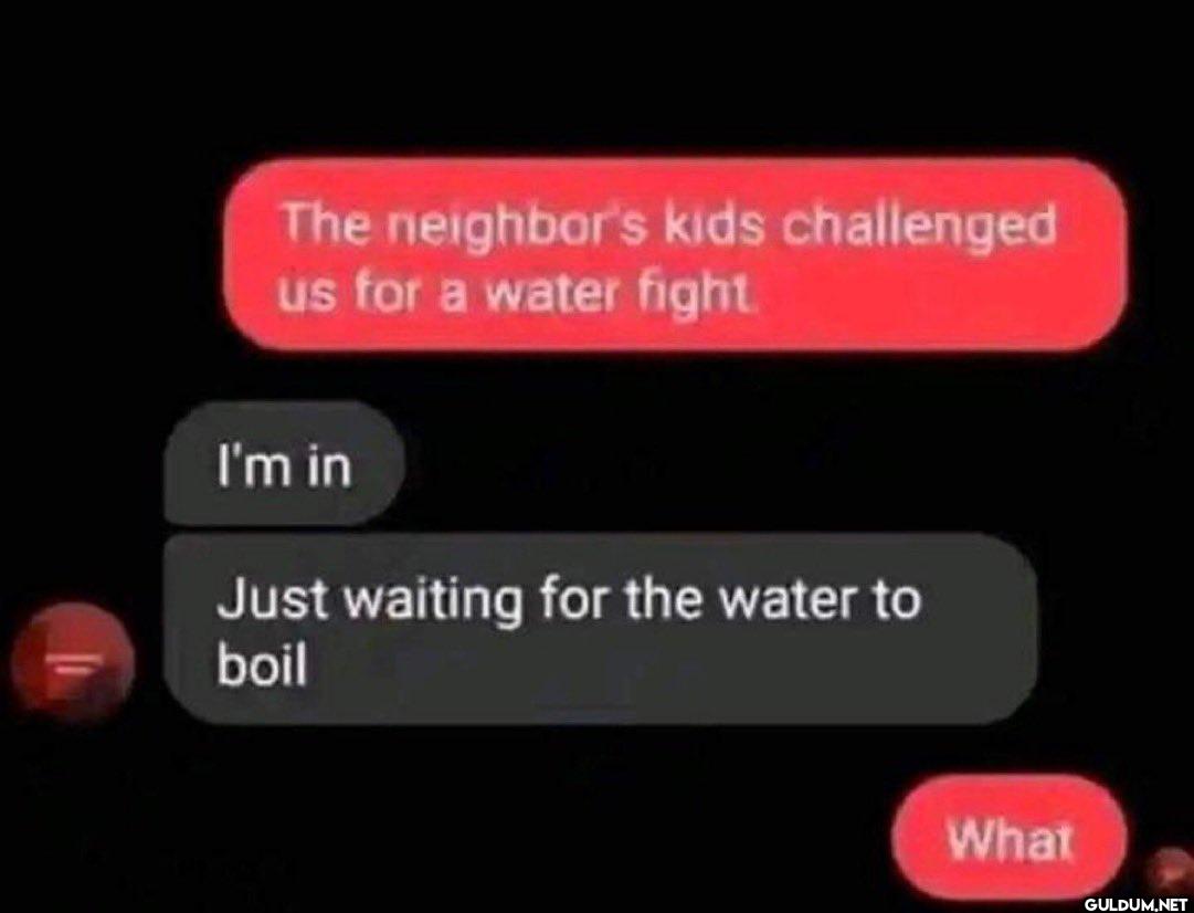 The neighbor's kids...