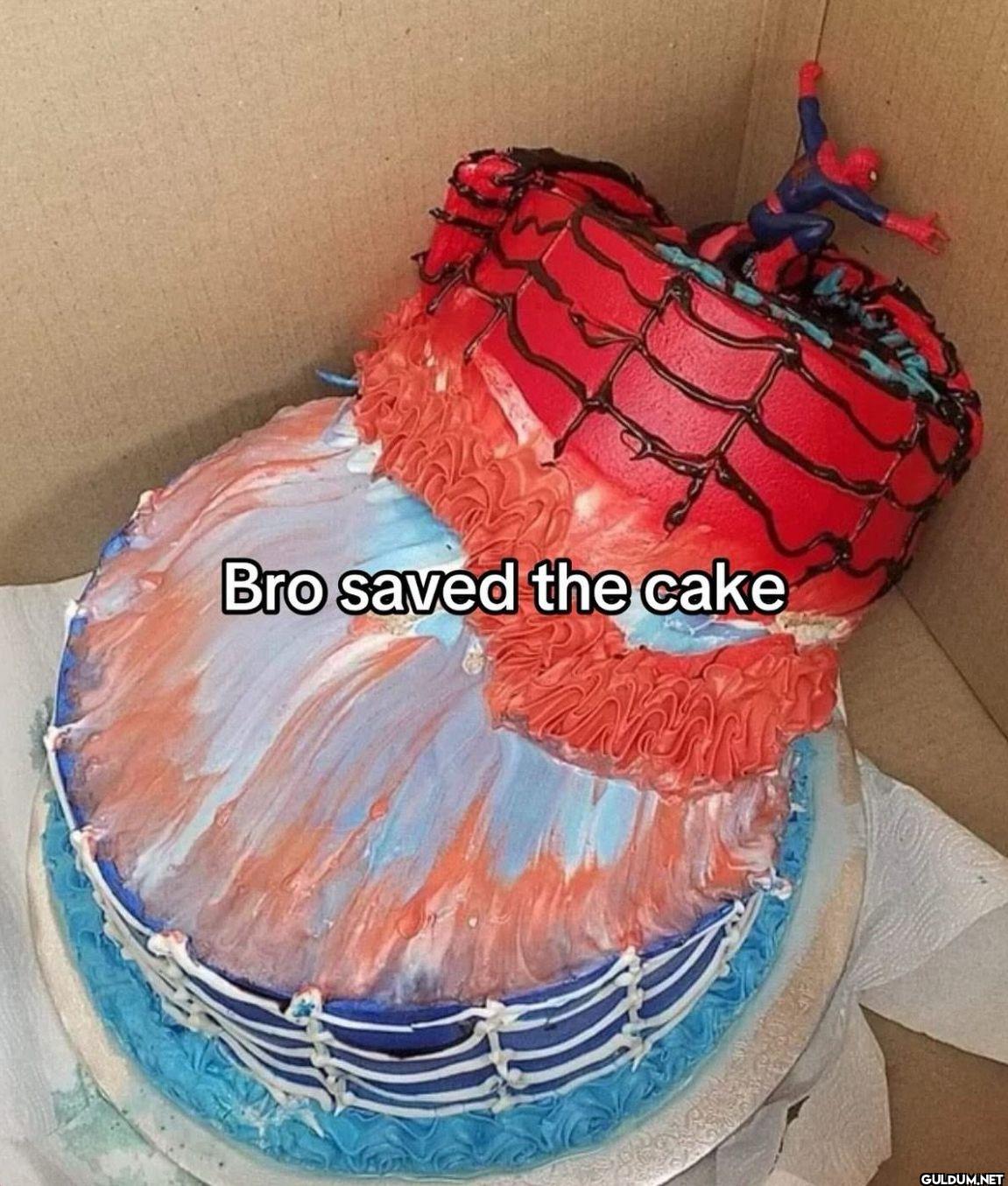 Bro saved the cake