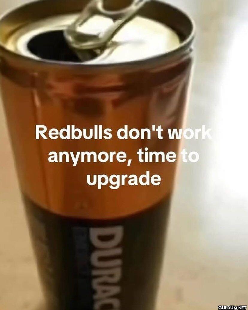 Redbulls don't work...