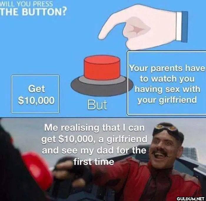 WILL YOU PRESS THE BUTTON?...