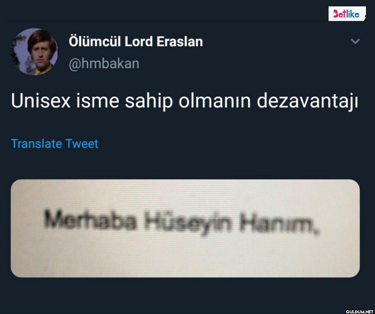 Unisex isme sahip olmanın...