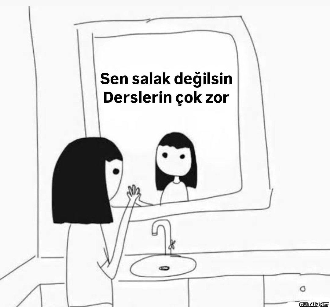 Sen salak değilsin...