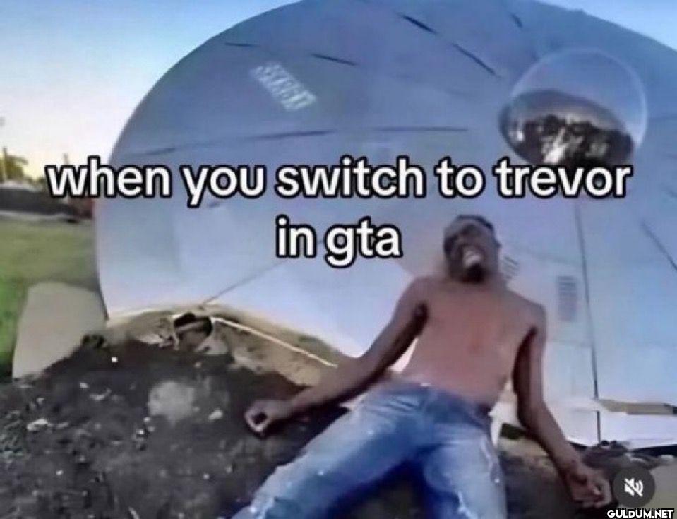 when you switch to trevor in gta