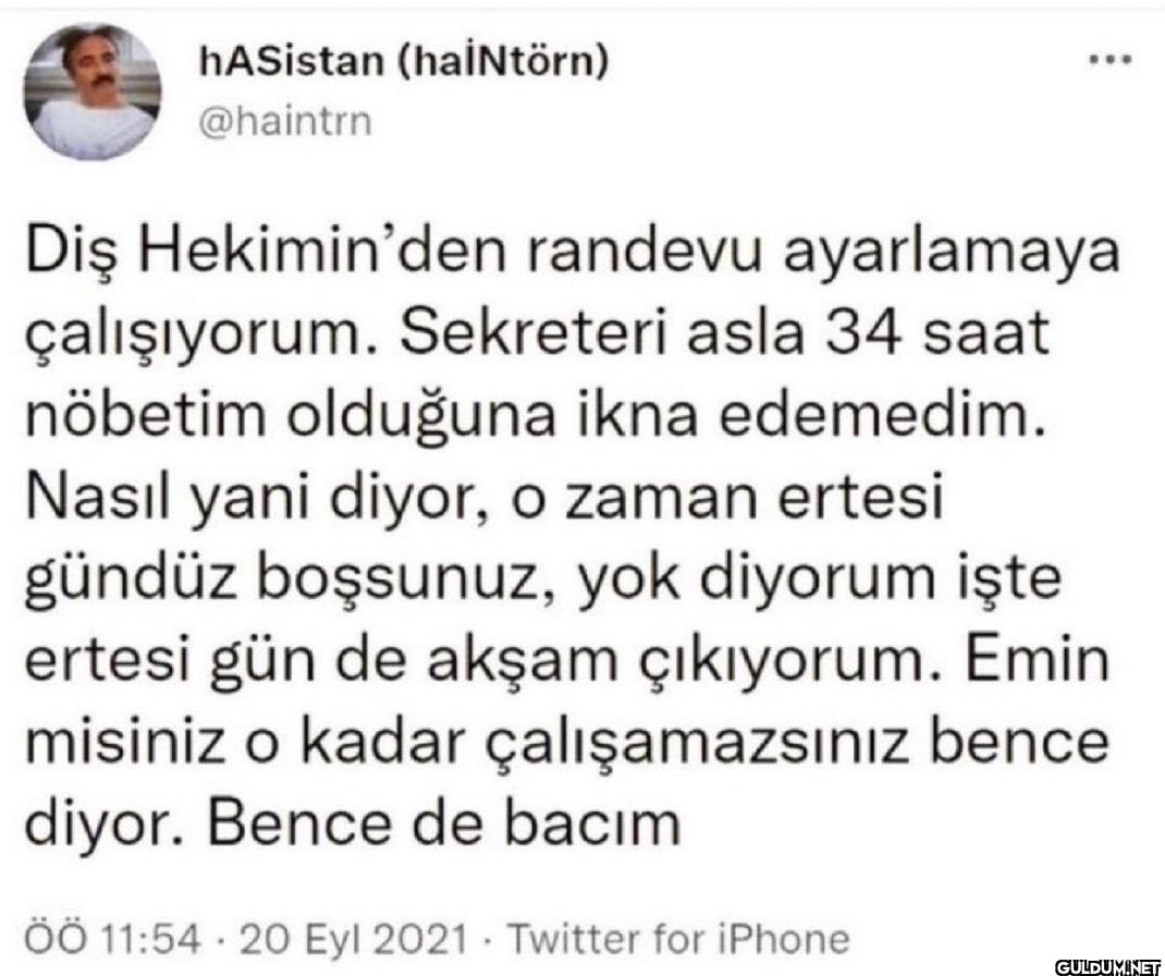 Diş Hekimin'den randevu...