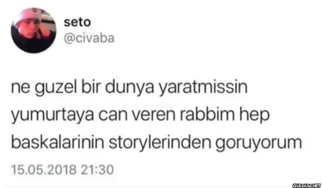 ne guzel bir dunya...