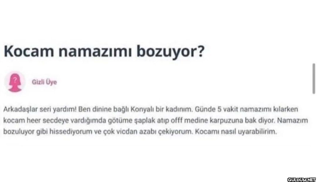 Kocam namazımı bozuyor?...