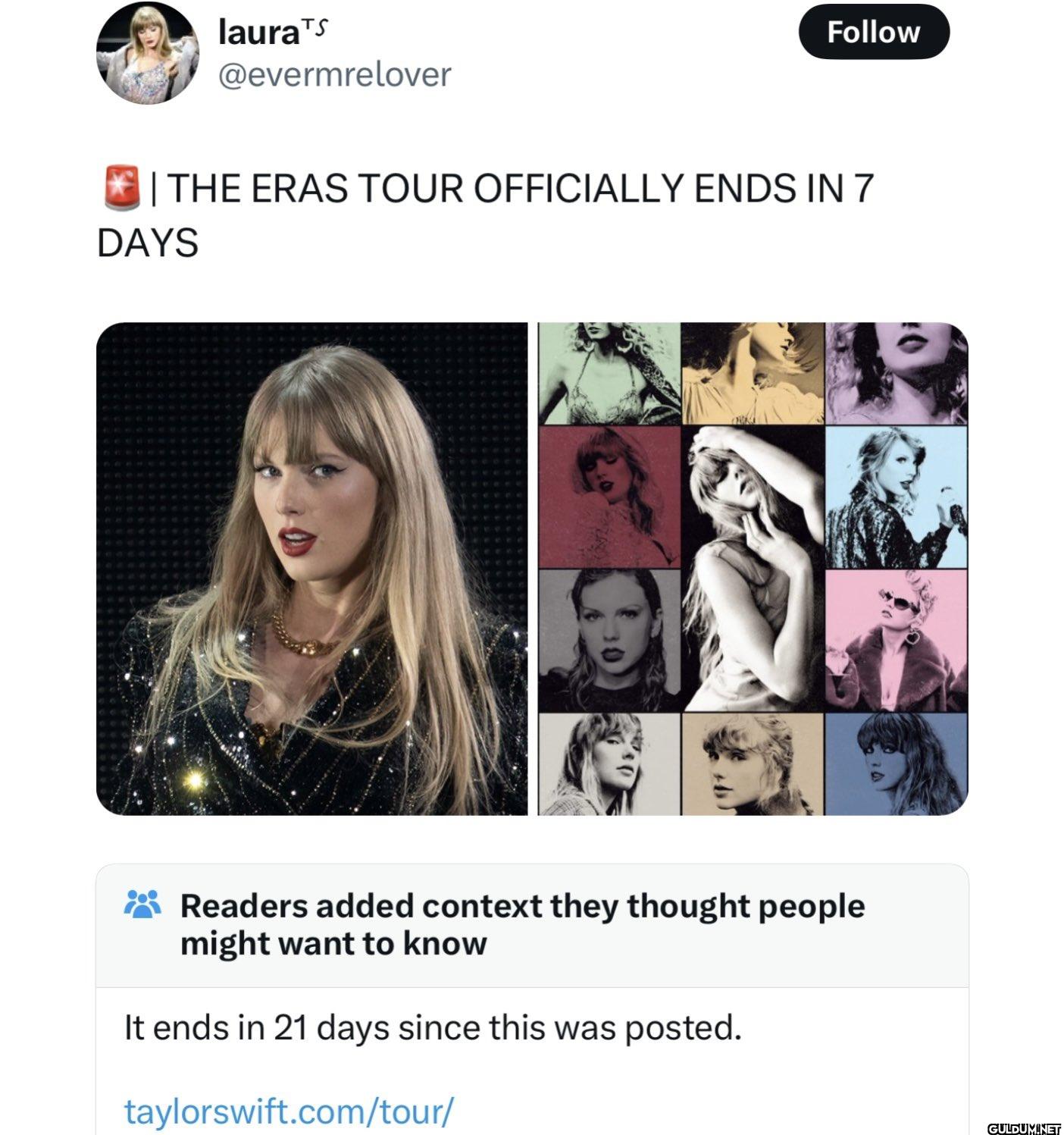 Follow THE ERAS TOUR...
