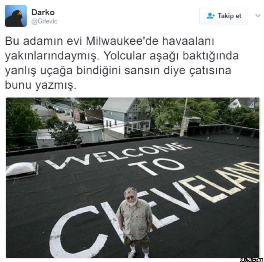Bu adamın evi Milwaukee'de...