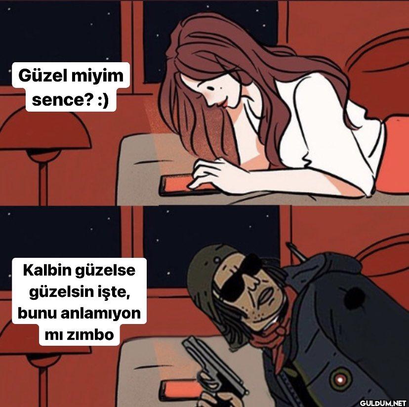 Güzel miyim sence? :)...