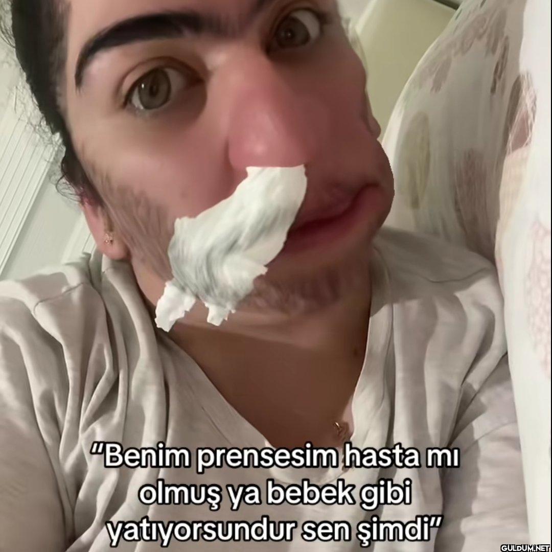 "Benim prensesim hasta mi...