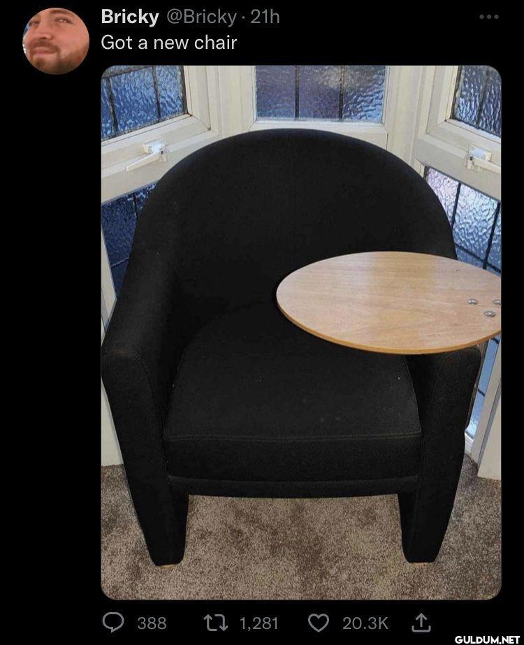 21h Got a new chair 388 1,281 20.3K