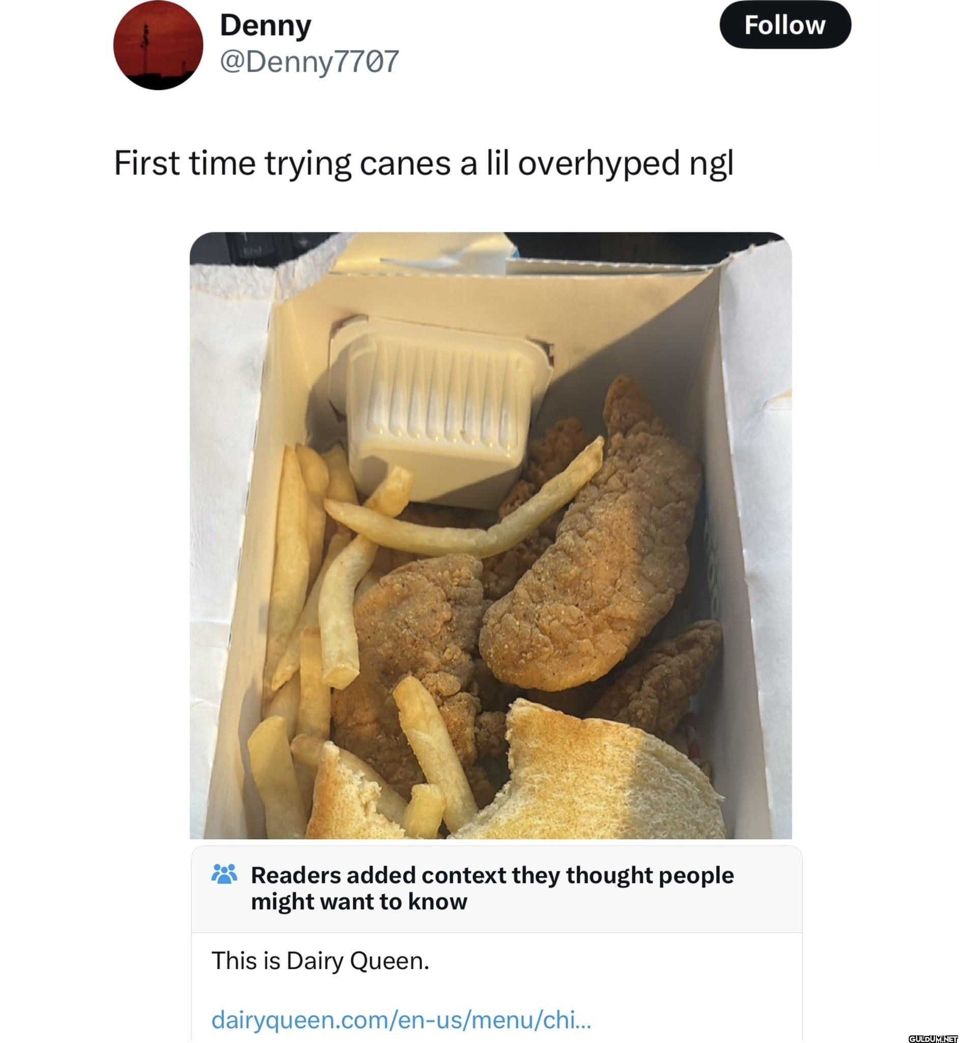 First time trying canes a...