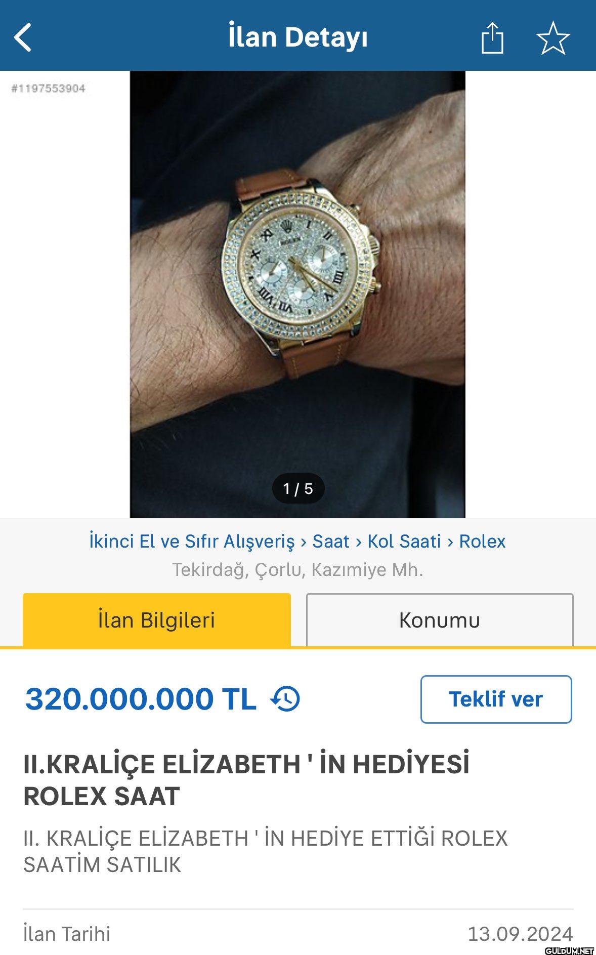 Yav dayı sen kraliçe...